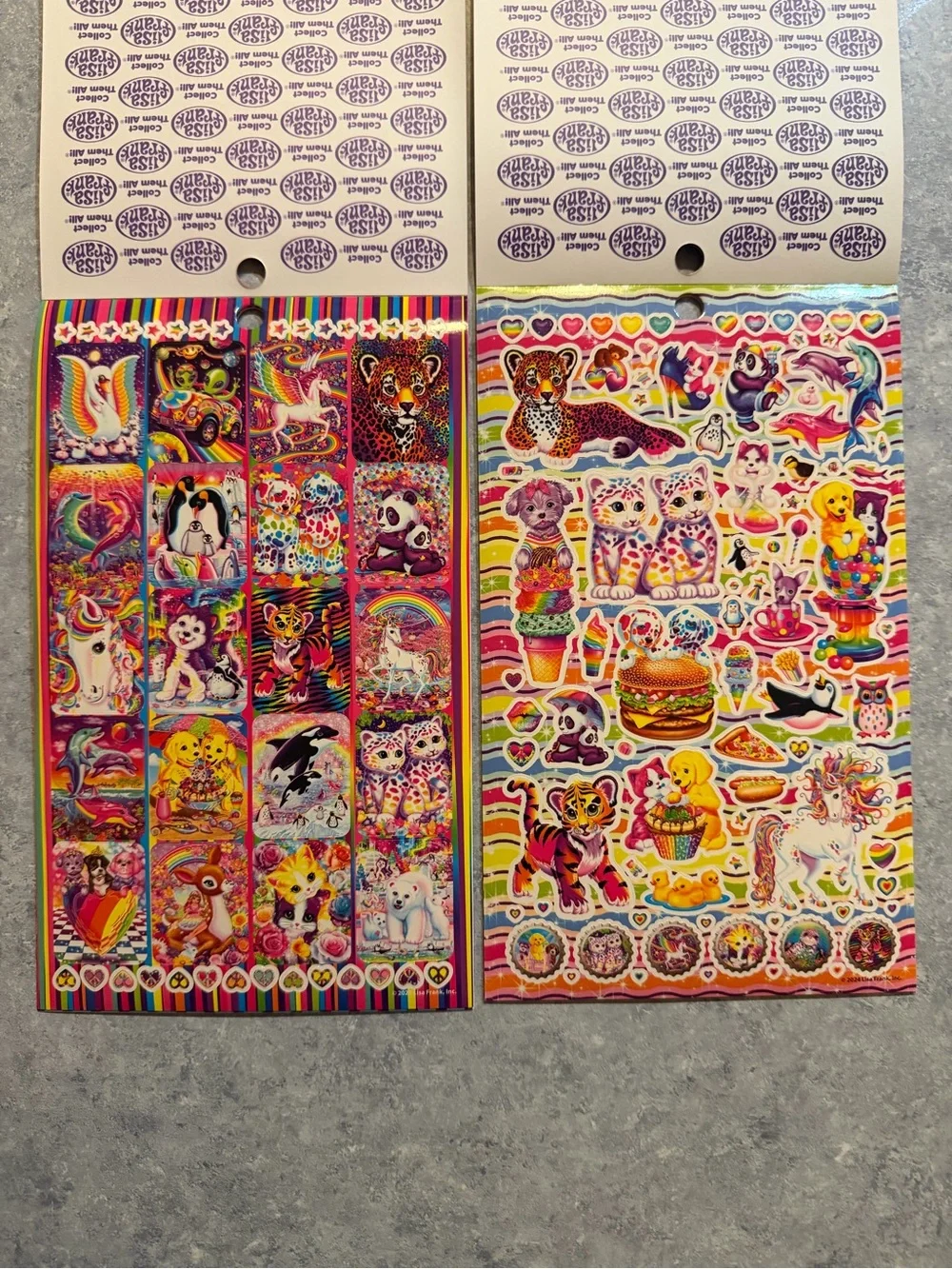 Lisa Frank Rainbow 600+ Sticker Packs — Pink, Rainbow